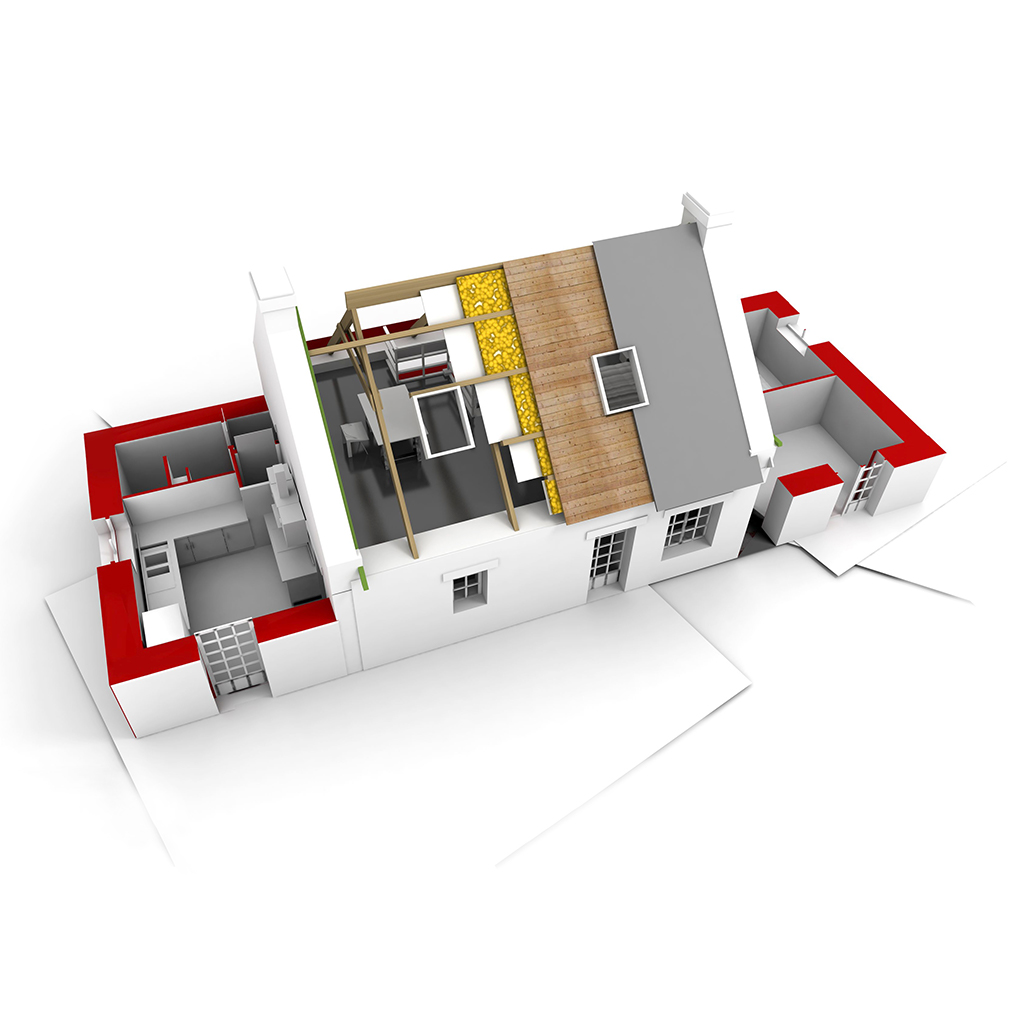 Model house - extensions & loft conversion